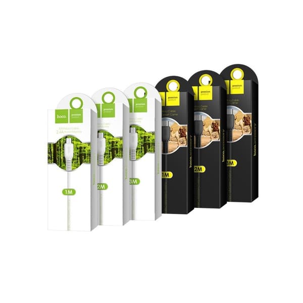 HOCO USB-A till Lightning Kabel X20 1m Svart