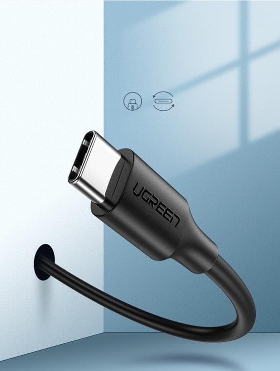 Ugreen USB-C till USB-A kabel 2m - Svart