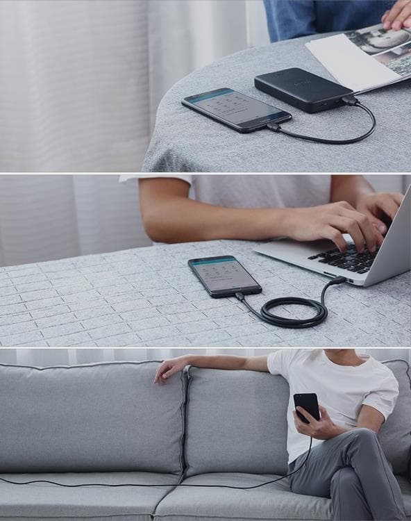 Ugreen Micro USB Kabel 2m - Svart
