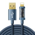 Miniatyrbild 1 av 6: Joyroom Kabel - Lightning 2.4A 20W 1.2m - Blå