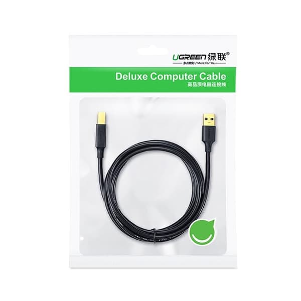 Ugreen USB Typ-B Till USB 2.0 Skrivar kabel 2m - Svart