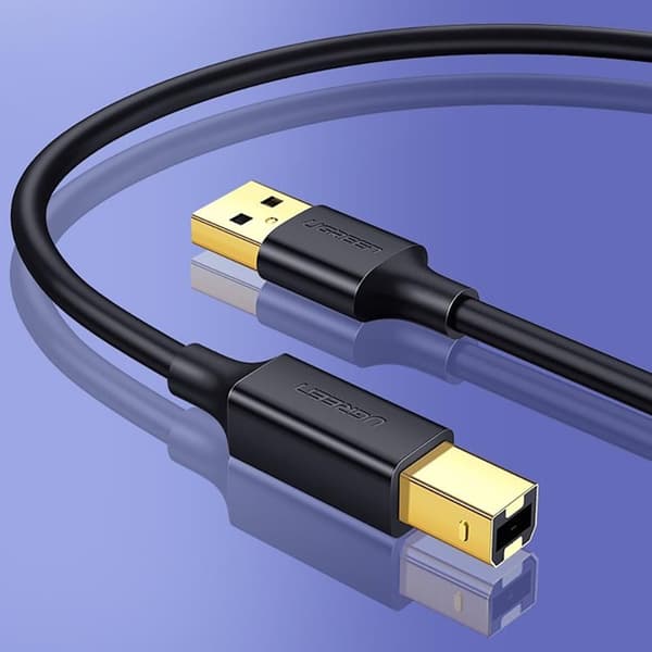 Ugreen USB Typ-B Till USB 2.0 Skrivar kabel 2m - Svart
