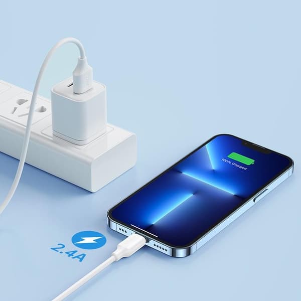 Joyroom USB-A till Lightning kabel 1m - Vit