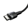 Miniatyrbild 3 av 6: Baseus Nylon USB-C till USB-C kabel 100W 2m - Grå