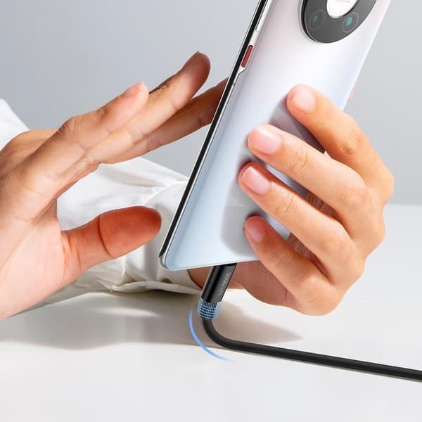 Baseus Superior SUPERVOOC USB-C till USB-A kabel 65W 1m - Svart