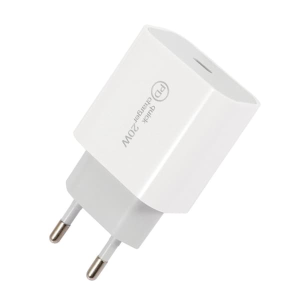 Lader 20W med USB-kabel eller PD-kabel (Lightning )