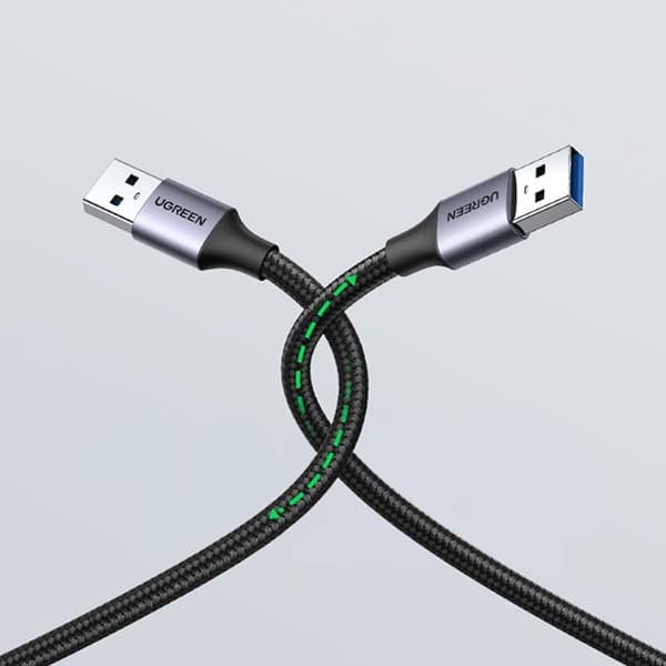 Ugreen USB-A Till USB-A Kabel 0.5m - Grå