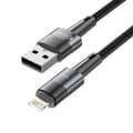 Miniatyrbild 4 av 5: Tech-Protect USB-A till Lightning kabel Ultraboost 0.25m - Grå