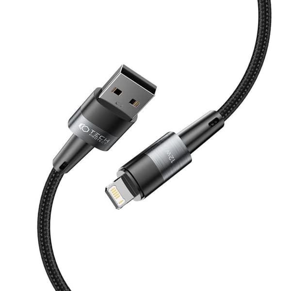 Tech-Protect USB-A till Lightning kabel Ultraboost 0.25m - Grå