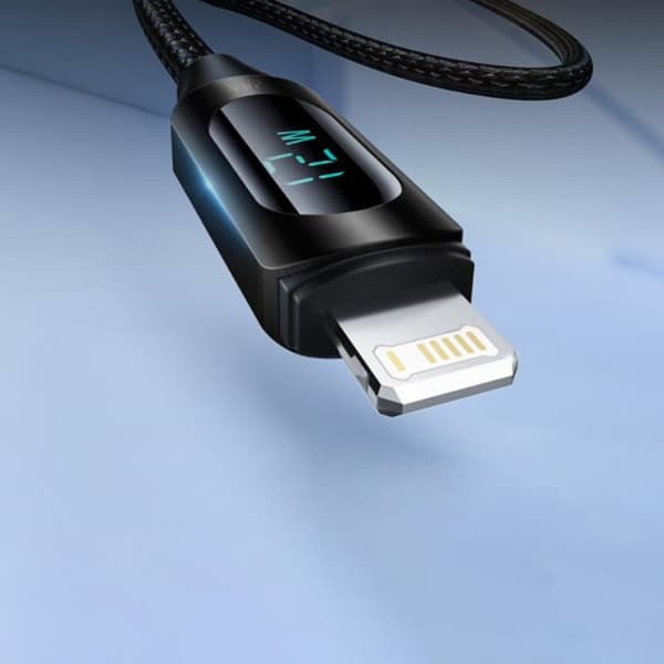 Wozinsky USB-A till Lightning kabel 1m - Svart