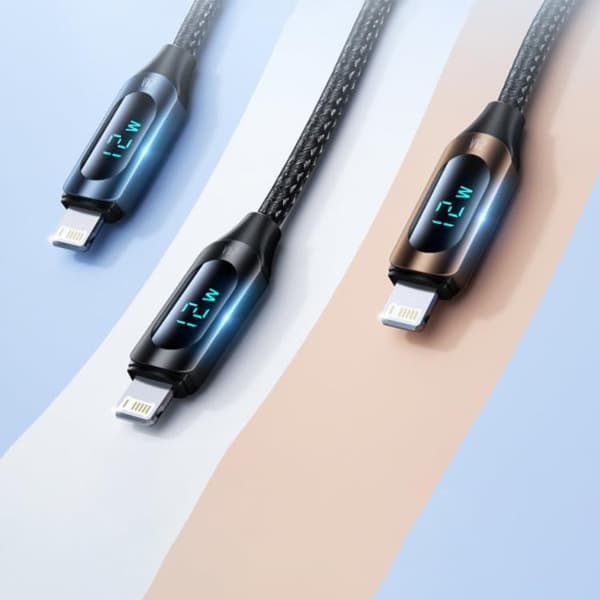 Wozinsky USB-A till Lightning kabel 1m - Svart