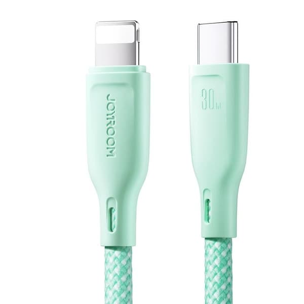 Joyroom USB-A till Lightning kabel Multi-Color 3A 1m - Svart
