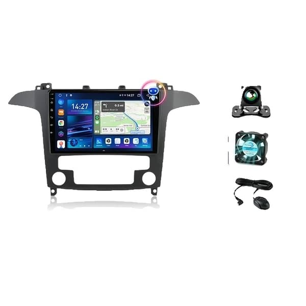 Bil ljudsystem, Android 12-kompatibilitet, Carplay-integration, T10-1-Fan-Cam