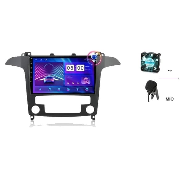 Bil ljudsystem, Android 12-kompatibilitet, Carplay-integration, T10-1-Fan-Cam
