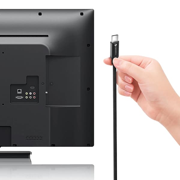 FORCELL USB-C till USB-C kabel QC4.0 PD100W / 4K / 20Gbit/s 1m