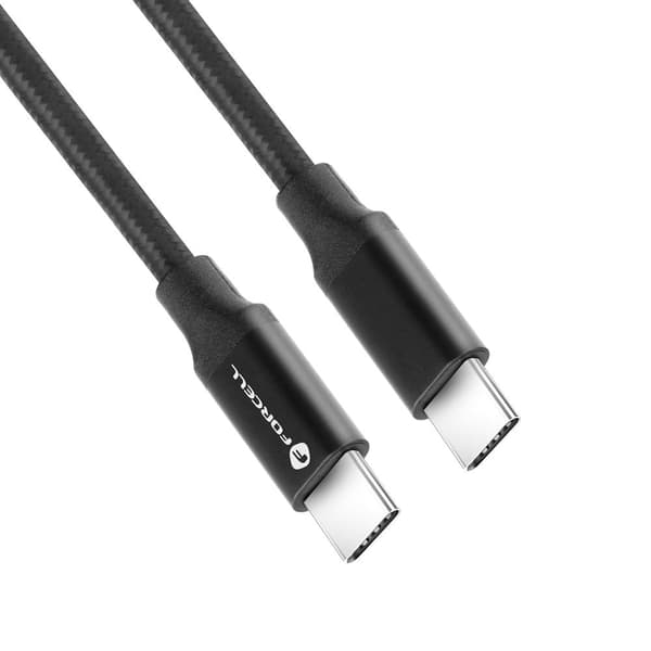 FORCELL USB-C till USB-C kabel QC4.0 PD100W / 4K / 20Gbit/s 1m