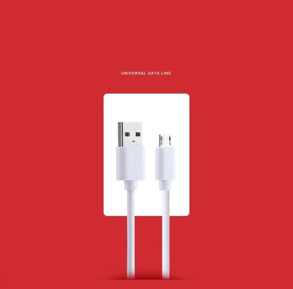 0,25M USB till Micro USB kabel - Vit