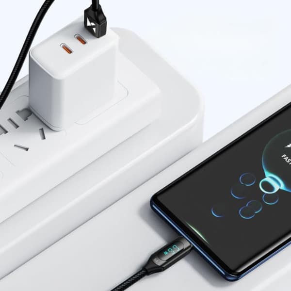 Wozinsky USB-A till USB-C Kablar (1m) - Svart