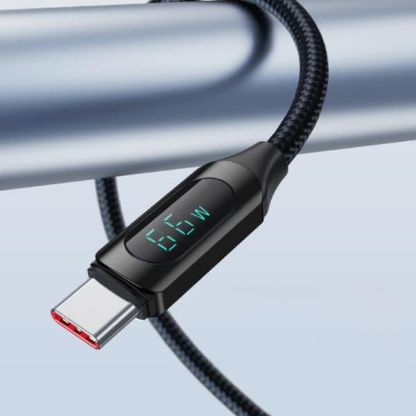 Wozinsky USB-A till USB-C Kablar (1m) - Svart