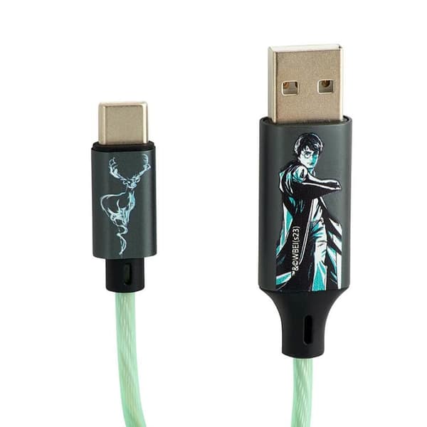 Harry Potter USB-A till USB-C Kablar (1.2m) - Patronus