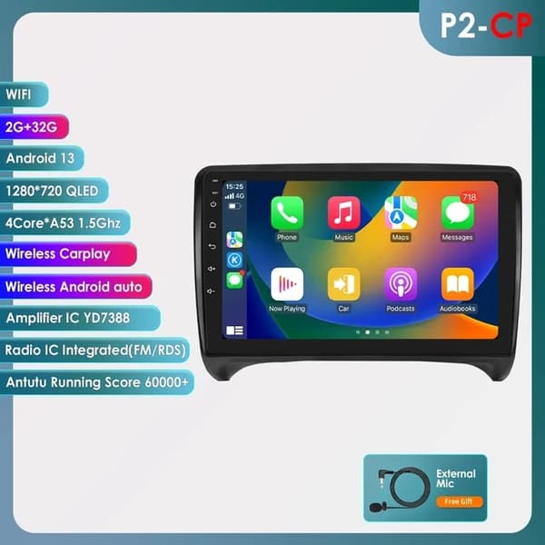 Autosoitin, monimedia videosoitin, navigointi, 10,33 tuuman S8