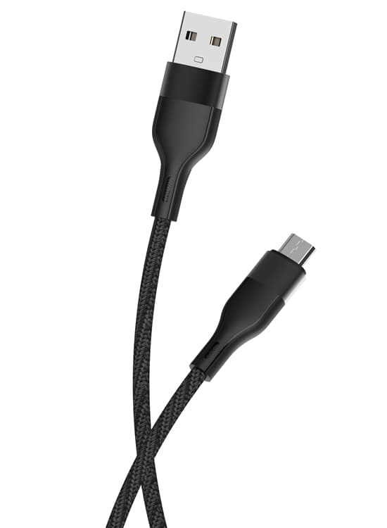 Maxlife Kabel USB till Micro-USB 1m 2.4A MXUC-07 - Svart