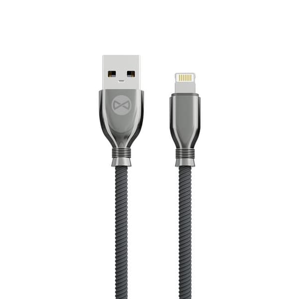 Forever Tornado USB-A till Lightning kabel 1m 3A - Svart