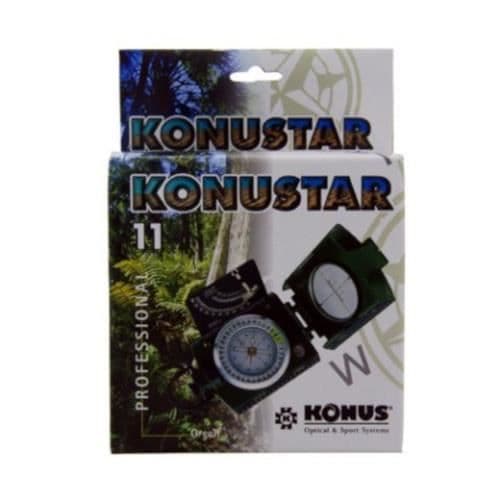 Kompass - Konus - Konustar-11 - Stål - Grön - 95 x 65 x 31 mm