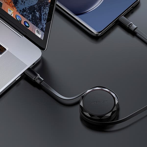 Acefast Retractable C13-03 USB-C - USB-C 60W Kabel