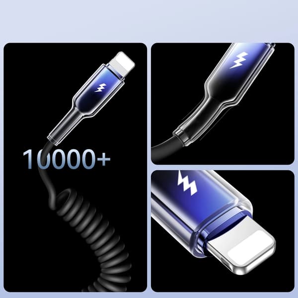Joyroom S-A43 USB-A - Lightning 3A Kabel 1.5m Crystal Clear