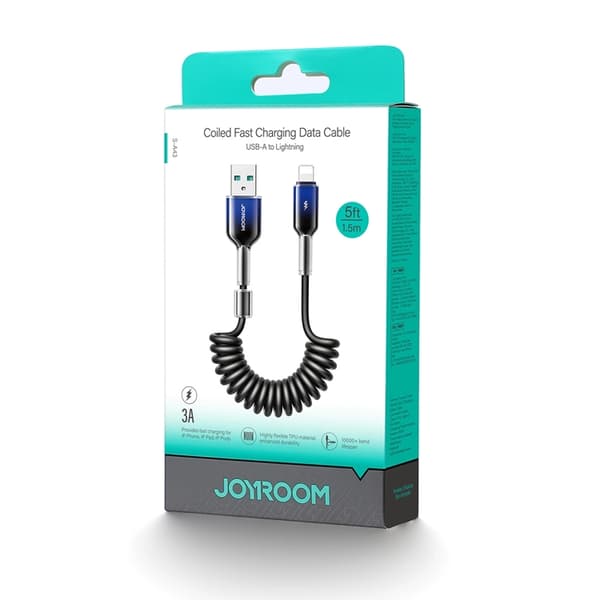 Joyroom S-A43 USB-A - Lightning 3A Kabel 1.5m Crystal Clear