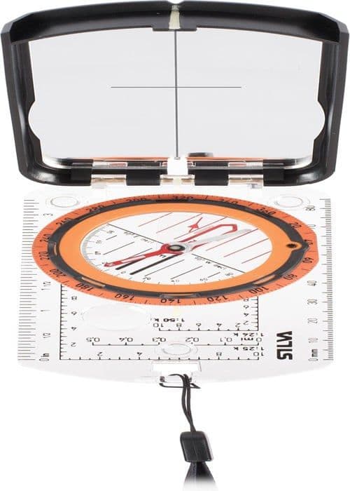 Boussole - kompass Silva - 37729 - Ranger 2.0 Avancerad kompass med spegel, lutningskart och avståndssnodd, Orange