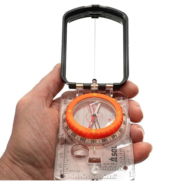 spegelkompass, SOL SIGHTING COMPASS WITH MIRROR