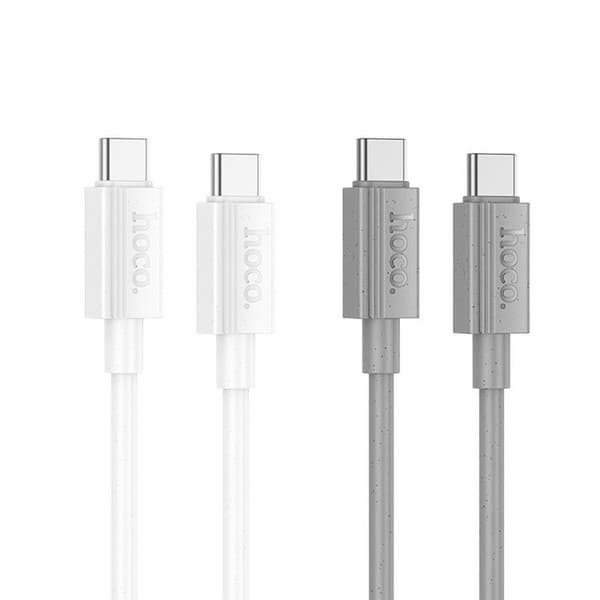 HOCO USB-C Till USB-C 60W 1m Kabel 3A X107 - Grå
