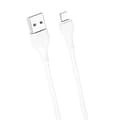 Miniatyrbild 2 av 4: XO USB-A Till Lightning Kabel 2m 2.1A NB200 - Vit