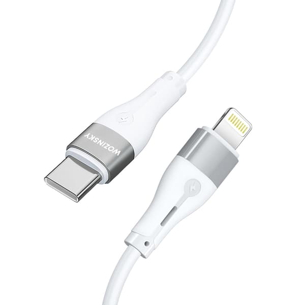 Wozinsky USB-C till Lightning kabel PD 27W 1m - Vit