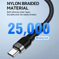 Miniatyrbild 3 av 11: Wozinsky USB-C till USB-A kabel 2.4A 1m - Svart