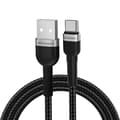 Miniatyrbild 4 av 11: Wozinsky USB-C till USB-A kabel 2.4A 1m - Svart