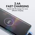 Miniatyrbild 5 av 11: Wozinsky USB-C till USB-A kabel 2.4A 1m - Svart