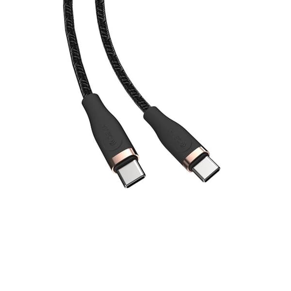 Devia USB-C Till USB-C 60W Kabel 3A 1.5m Star EC320 PD Svart