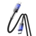 Miniatyrbild 1 av 11: Joyroom S-A42 USB-C - Lightning 30W 1.2m Kabel Crystal-Clear Series - Svart