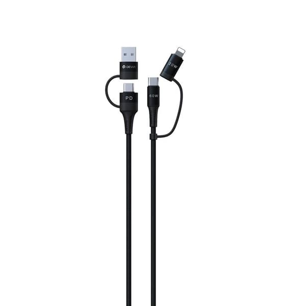 Devia 4in1 USB-C/USB/Lightning/Typ-C Kabel 1.5m Extreme EC504 PD