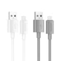 Miniatyrbild 3 av 4: HOCO USB Till MicroUSB 1m Kabel 2.4A X107 - Vit