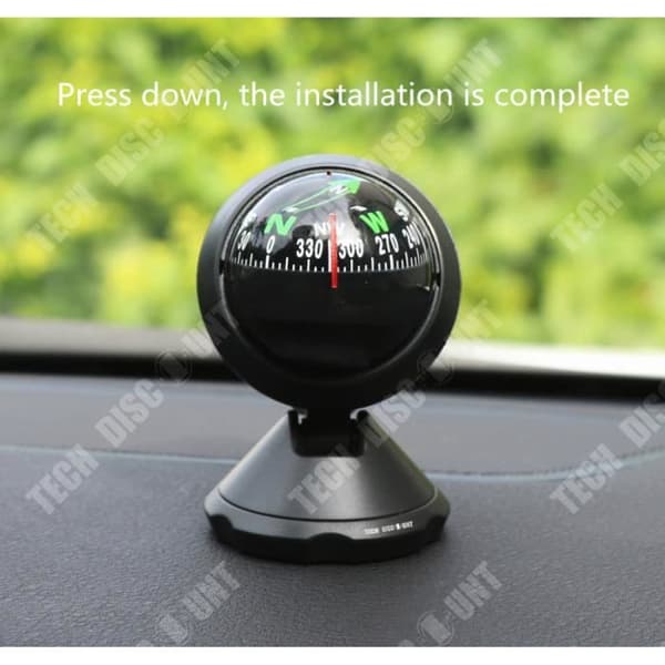 Bussar Bil - Tech Discount® - Sugpropp - Justerbar - Svart