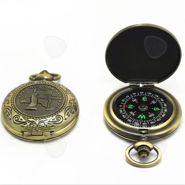 CONFO® Compass Retro Fickur Kompass Gåva Kampanj Utomhus-Bergklättrar-Resor Campingartiklar C