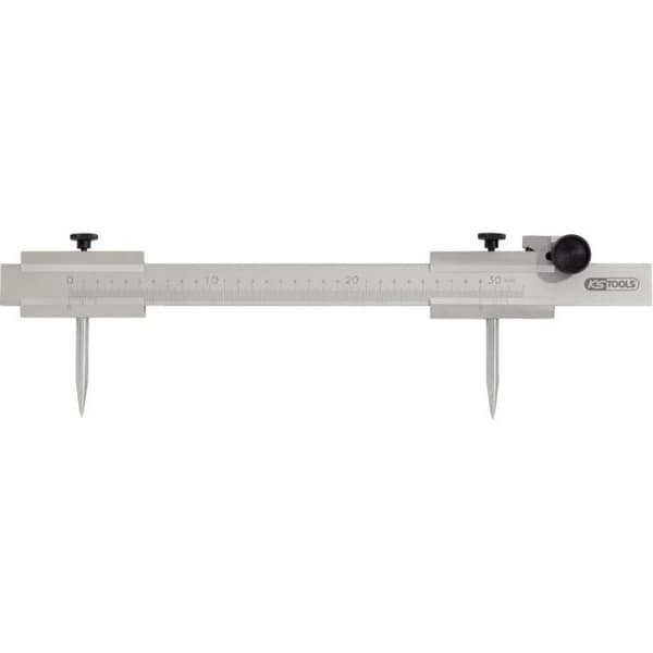Precisionsträva - KS Tools - 0-500 mm - Rostfritt stål - DIN 866B