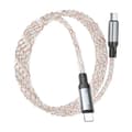 Miniatyrbild 6 av 8: Hoco USB-C Till Lightning Kabel 20W 1m U112 - Grå