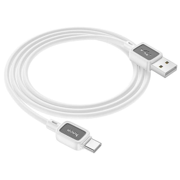 Hoco USB-A Till USB-C Kabel 3A 1m X108 - Vit