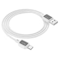 Miniatyrbild 2 av 4: Hoco USB-A Till USB-C Kabel 3A 1m X108 - Vit