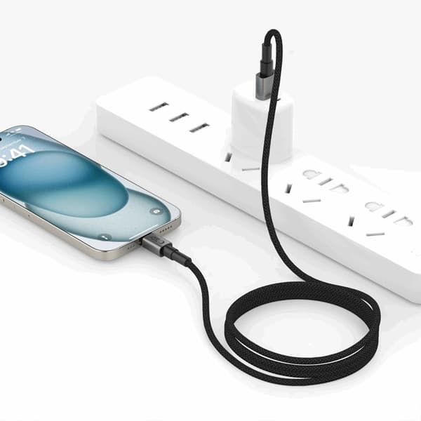 Tech-Protect Lightning Kabel Ultraboost DNA 12W/2.4A 25cm - Grå
